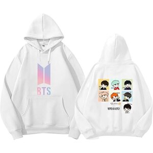 Sweat à Capuche BTS Hip Hop - Motifs "You Never Walk Alone" Et "Yet To Come" - Pour Fans K-pop - Taille S à 3XL