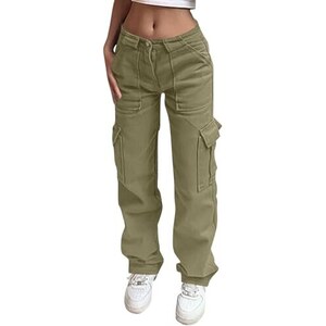 SUMWON Jeans ampi a va alta con silhouette rilassata, stile vintage