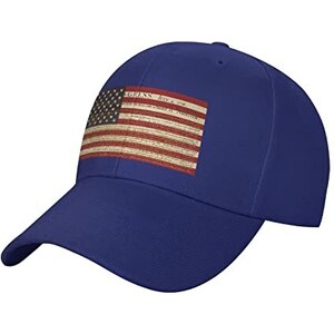 Cappello Snapback Unisex Con Bandiera USA E Statua Della Libertà - Berretto Da Baseball 100% Cotone, Tesa Piatta 7cm, Taglia Unica (55-60cm), Regolabile, HATSHOW - 4