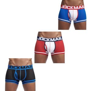 Boxer Uomo In Rete – Intimo Sportivo Asciugatura Rapida Con Spacco Laterale