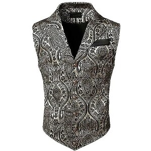 Saeohnssty Gilet Da Uomo Vintage Rinascimentale Pirata Gotico Steampunk