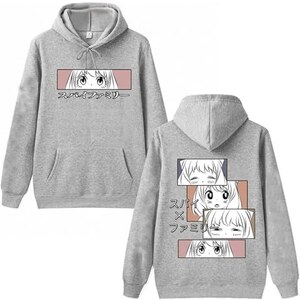 Felpa Con Cappuccio Spy X Family Per Adulti - Anime Merch Unisex, Stile Streetwear, Autunno E Inverno