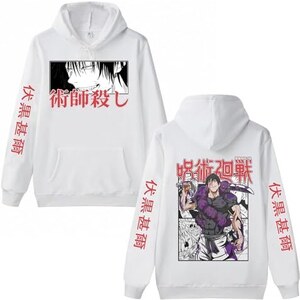 Westtrend Jujutsu Kaisen Felpa Con Cappuccio Anime Giapponese Jujutsu