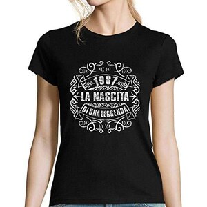 Planetee 1954 T-Shirt Donna Nessuna Donna è Perfetta, a