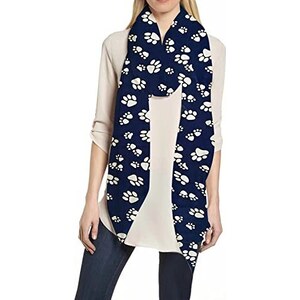 Sciarpa Ad Anello Con Stampa Bassotti - 90x180 Cm In Poliestere Morbido - Foto 9