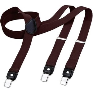 Bretelle Larghe 2.5 Cm Bretelle Regolabili Unisex - Per Uomo - Foto 4