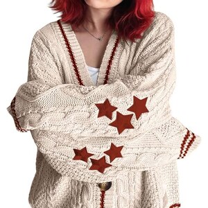 Cardigan Donna Leggero In Viscosa - Maglione Aperto Frontale Con Maniche Lunghe, Casual Elegante - Foto 6