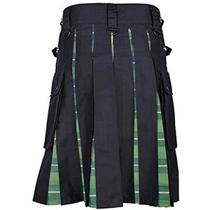 DJT Minigonna Donna Vita Alta A Pieghe Verde Azzurro Taglia M | Gonna Linea A Con Tasche | Casual E Versatile
