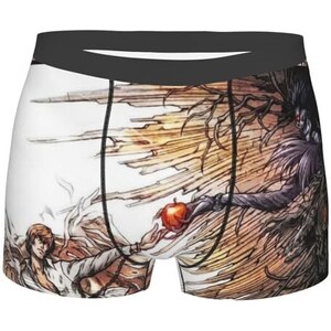 SINMIUANIME Bragas para mujer, ropa interior con estampado de anime, ropa interior de algodón transpirable, lencería sexy para cosplay, paquete de 5, patrón de oso, M