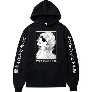 Huacaiyu Anime Haikyuu Felpa con Cappuccio Cosplay Costume Hinata Shoyo Moda Streetwear Pullover Top Ragazzi Hoodie Unisex Felpa Nero