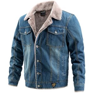 Giacca Da Camionista In Pelle Di Pecora Per Uomo Vance Leather: Modello Corto Con Chiusura A Bottone, Taglie M-5XL