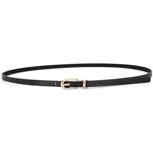 Cintura In Pelle Sottile Da Donna – Regolabile, Fibbia In Lega, Lunghezza Totale 98 Cm, Per Vestiti, Pantaloni E Cappotti - 2
