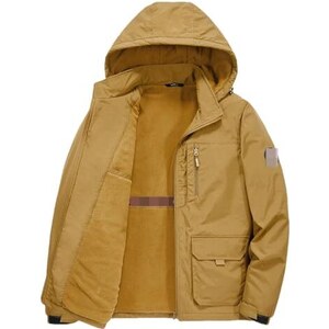 Cappotto Invernale Bambino Con Cappuccio Orecchie Orso - Imbottito, Antivento, Unisex - Foto 3