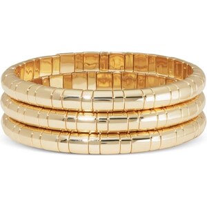 1/2/3 pezzi Bracciali da donna classici in oro con sette fiori cavi di