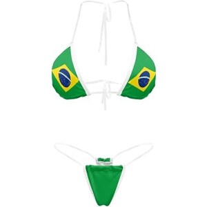 Aquarti Slip Bikini Donna a Vita Media – Slip Costume Donna Classico in Colori Solidi, Azzurro, 42