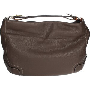 Borsa A Tracolla Donna A Mezzaluna In Pelle Vegana Morbida, Pochette Hobo Con Cinghia Regolabile, Nero - 2
