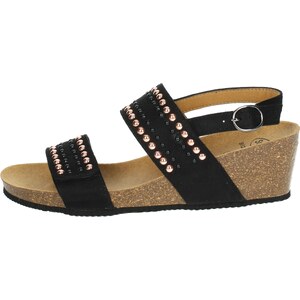 Scholl Sandali Con Zeppa Donna Michelle Cross – Tomaia Intrecciata E Plantare Bioprint