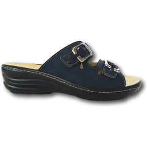 Ciabatta Sabatini 111 blu con plantare estraibile