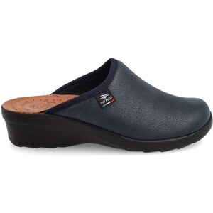 Fly Flot Ciabatte Donna Estate In Vera Pelle Con Fibbia Regolabile - Made In Italy 77G652c - Larga - 6