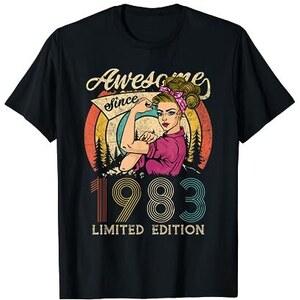 Camicie Divertenti Di Buon Compleanno Per Ragazze Nate Nel 1942 Magliette P1550523