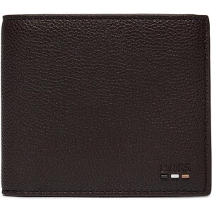 BOSS Portafoglio Uomo Monad Leather Small – Pelle Nera, 8 Scomparti Carte, Compatto - 2