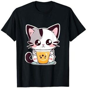 Donna Cat gatto amore infinito gatti amanti regalo donne uomini Maglietta con Collo a V