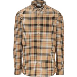 Burberry Camicia In Cotone Con Motivo Burberry Check Da Donna 8111856