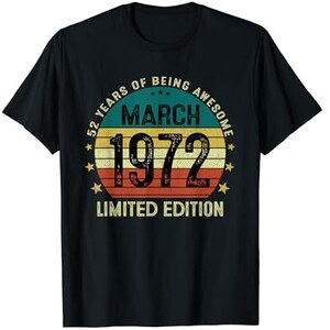 T-Shirt Del 52° Compleanno 1973 Divertente Uomo Leggenda Da 52 - Foto 2