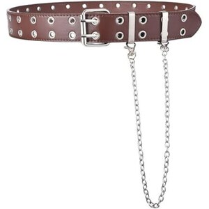 Bracciale Punk – Pelle Marrone Con Punte Nere - Foto 14