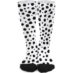 Calze Lunghe Sopra Il Ginocchio A Righe – Rosse, Elasticizzate, Taglia Unica (adatte Per Scarpe 4-6 UK)