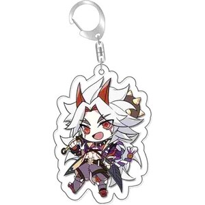 Portachiavi Genshin Impact - Set 6 Personaggi Anime In Acrilico, Ciondoli Per Chiavi, Borsa, Zaino, Regalo Fan