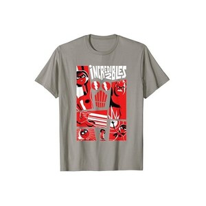 Pixar Incredibles-Maglietta A Maniche Corte Together Incredible Organic