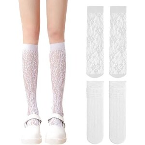 Calze A Giarrettera Donna - 4 Paia, Cotone E Nylon, Antiscivolo - Foto 12