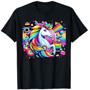 Maglia bimba manica lunga Unicorno e nome