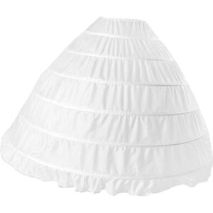 Sottoveste Crinolina Con Gonna A Gabbia - Per Abiti Da Ballo E Lolita - Circonferenza Vita 40-80cm