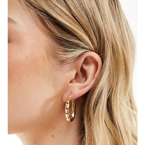 Orecchini A Cerchio Da 50 Mm Placcati In Oro Rosa | FindTheDeal