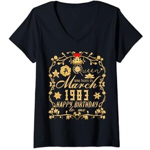 T-shirt Femme 'Nata Una Stella 1984' - Cadeau Anniversaire - Blanc - Coton - Taille Standard - Neuf Avec étiquettes