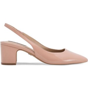 Escarpins Stiletto Nine West Taille 8 US - Argenté - Talon Moyen - Occasion Très Peu Portée