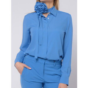 Desigual Camicia Fluida - Camicia Donna Con Stampa Fiori, Arricciature Regolabili