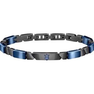 NKlaus Bracciale 925 Argento Sterling 22cm Catena Re 4 volte taglio diamante Bracciale Uomo 12180