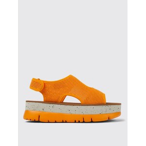 Sandalo Donna Camper Oruga Up-k201399 - In Pelle, Suola EVA Extralight, Altezza 4.2 Cm, Chiusura A Gancio