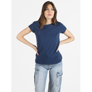 90angle8 T Shirt Donna Cotone Bianca Maglia Manica Corta Taglia