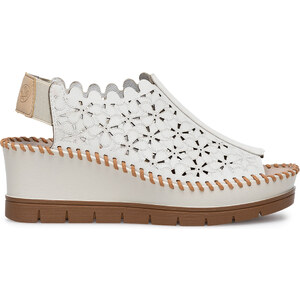 Rieker 24360 Sandali Uomo In Vera Pelle - Collezione Comfort And Style - Colore Blu - Primavera/Estate