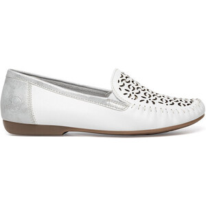 Mocassini Rieker da donna N0965-80 weiss 41