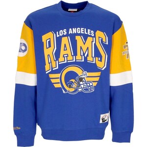 MITCHELL & NESS Felpa Cappuccio Uomo Ncaa Team Origins Fleece Hoodie Flogat Royal da uomo Mitchell & Ness