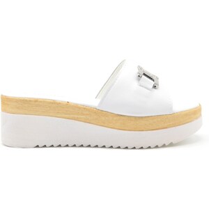 SANDALI DONNA IN VERA PELLE. MADE IN ITALY. N.38