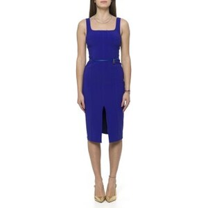 Abito tubino in crepe stretch con cintura Elisabetta Franchi Stileo