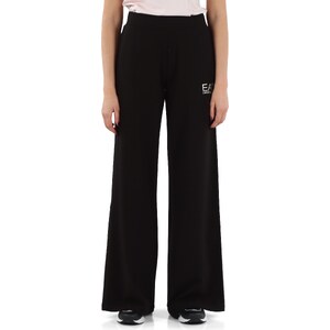 Pantaloni Sleeper Boudoir A Gamba Larga Con Piume – Nero – Taglia S – Donna