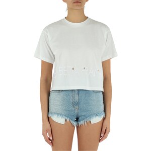 Elisabetta Franchi T-shirt girocollo con logo EFTS230 main image 1