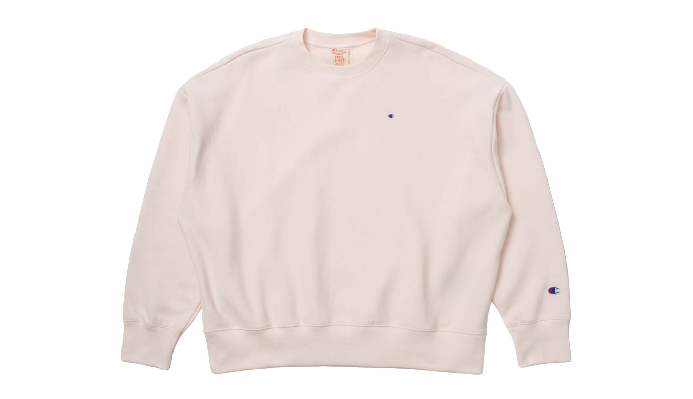 Champion Crewnech Sweatshirt - Donne - Hoodie Champion - Rosa - 115153-PS149